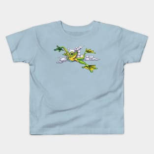 Skydiving Frog Kids T-Shirt